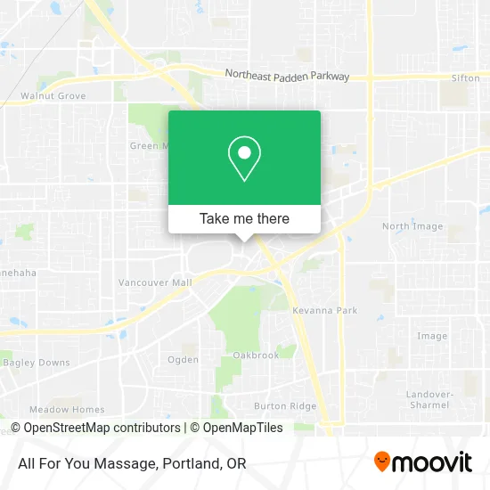 All For You Massage map