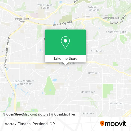 Vortex Fitness map