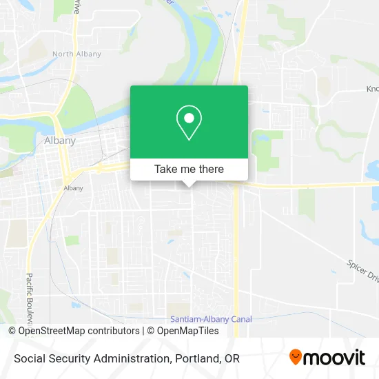 Social Security Administration map