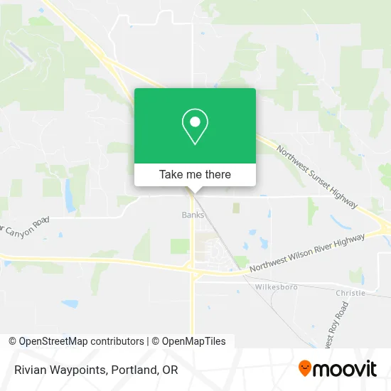 Rivian Waypoints map
