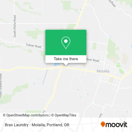 Brax Laundry - Molalla map