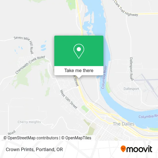 Crown Prints map