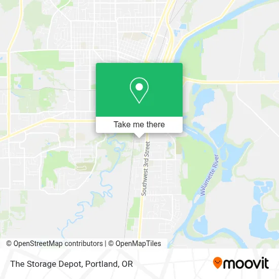 The Storage Depot map