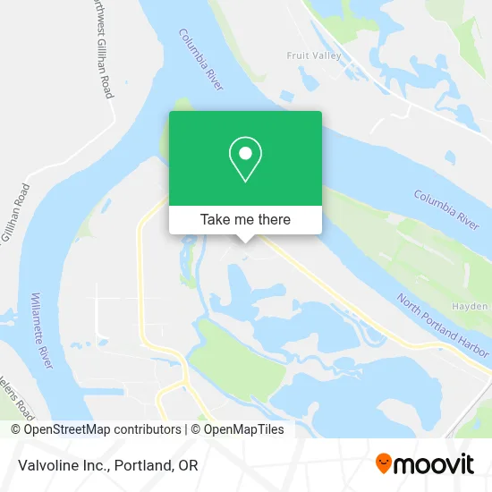 Valvoline Inc. map