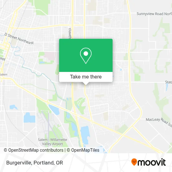 Burgerville map