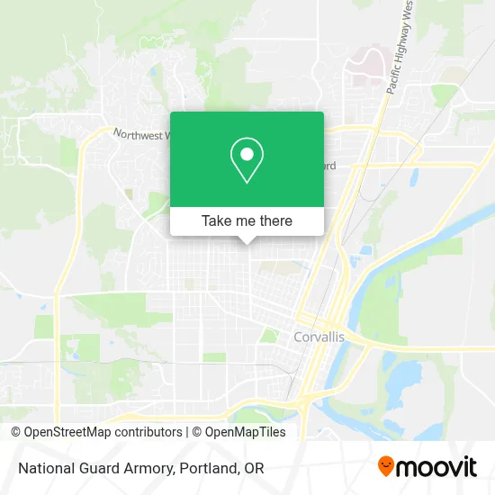 National Guard Armory map