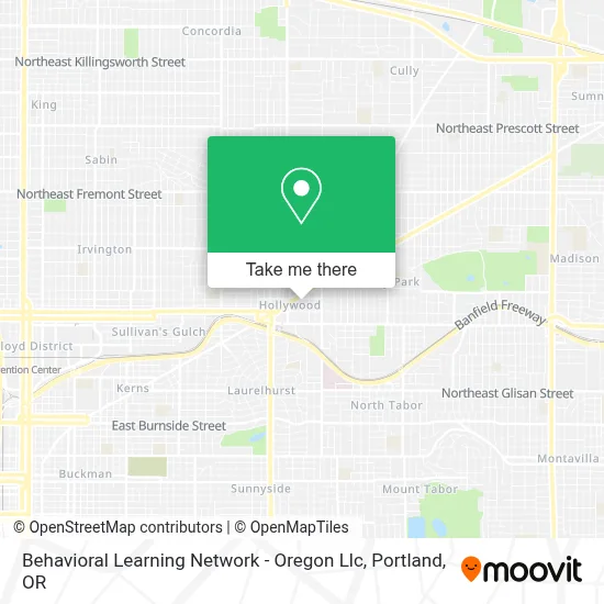 Behavioral Learning Network - Oregon Llc map