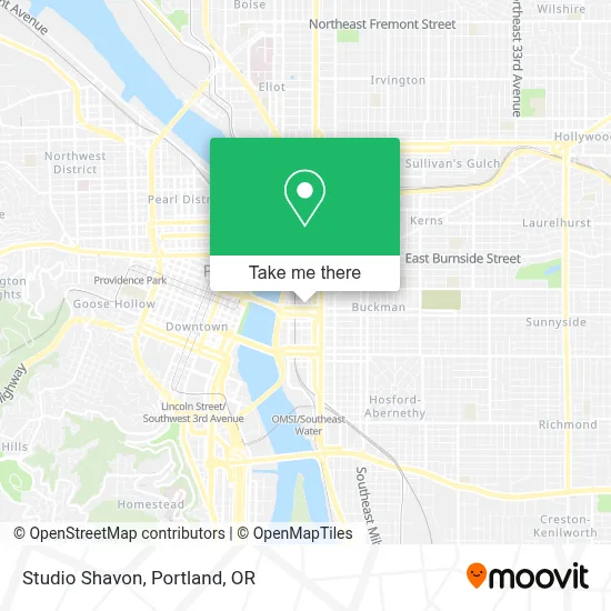 Studio Shavon map