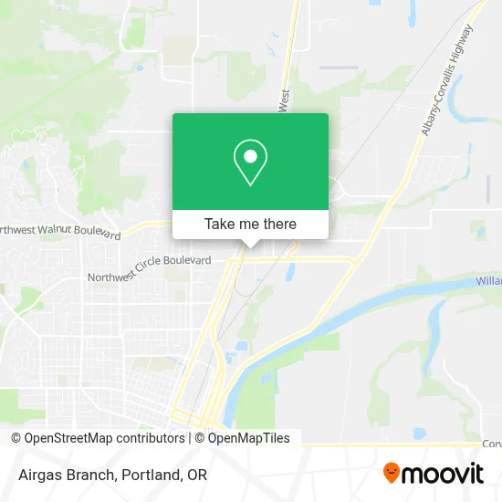 Airgas Branch map