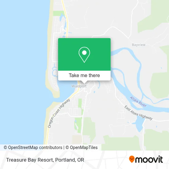 Treasure Bay Resort map