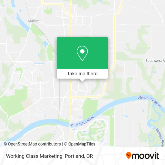 Working Class Marketing map