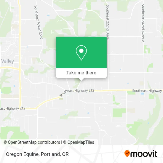 Oregon Equine map