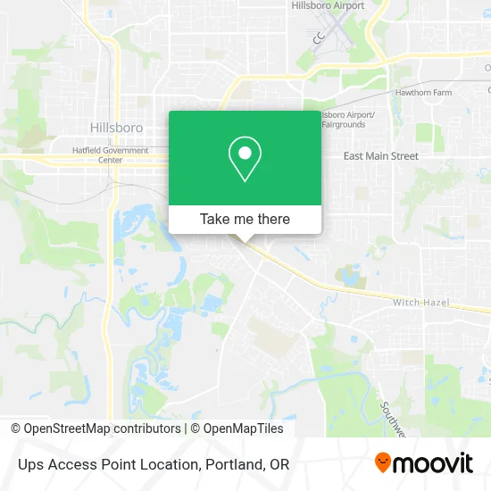 Ups Access Point Location map