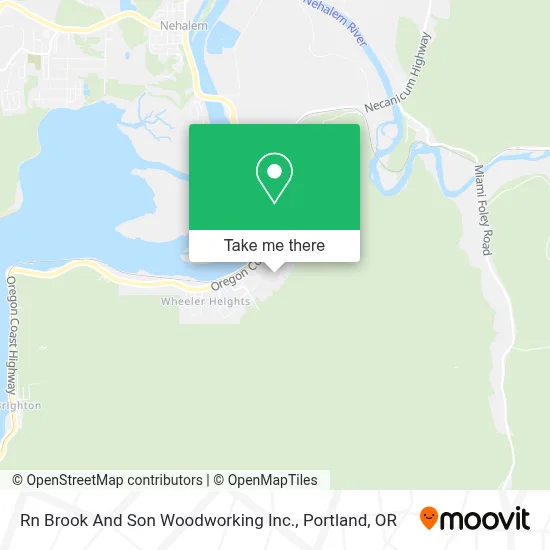 Rn Brook And Son Woodworking Inc. map