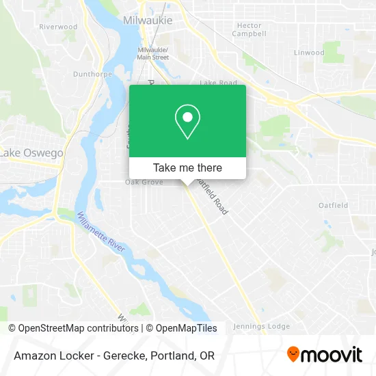 Amazon Locker - Gerecke map