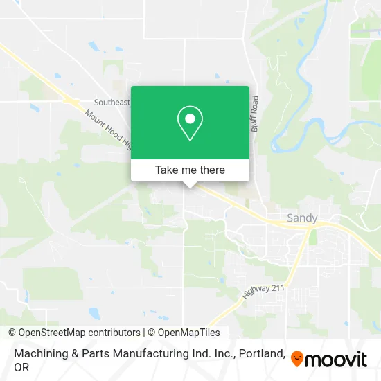 Machining & Parts Manufacturing Ind. Inc. map