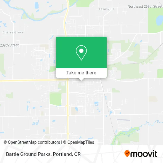 Battle Ground Parks map
