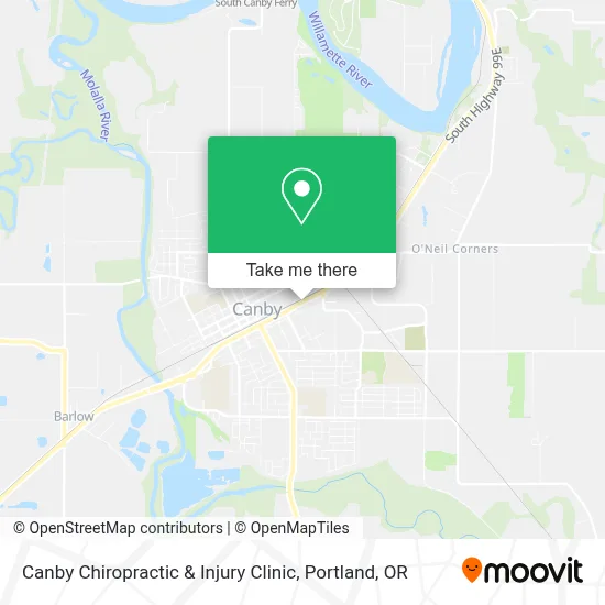 Canby Chiropractic & Injury Clinic map