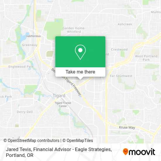 Jared Tevis, Financial Advisor - Eagle Strategies map