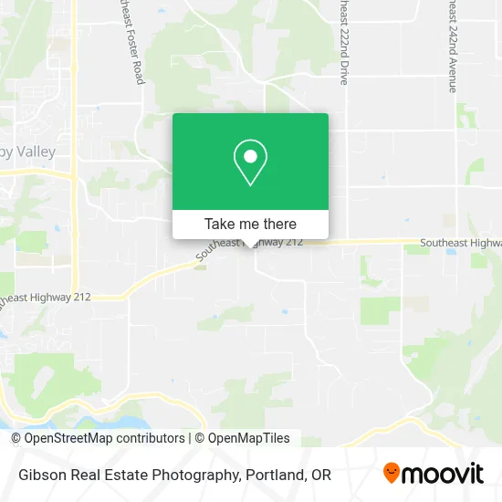 Gibson Real Estate Photography map