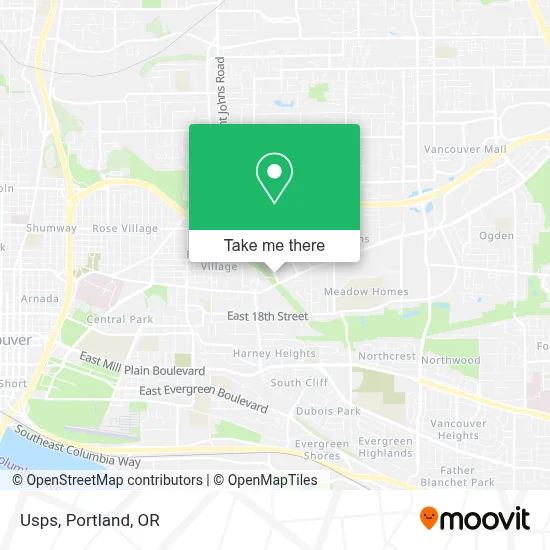 Usps map