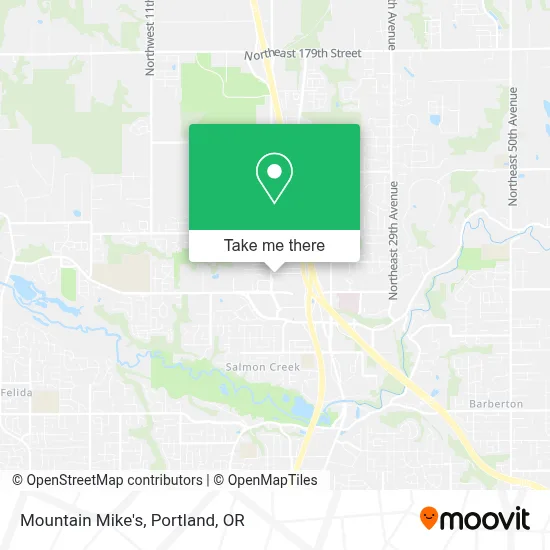 Mountain Mike's map