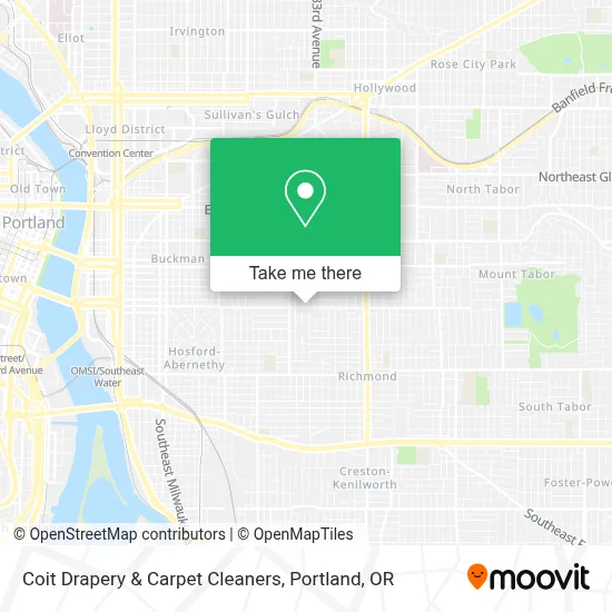 Coit Drapery & Carpet Cleaners map