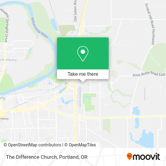 The Difference Church map