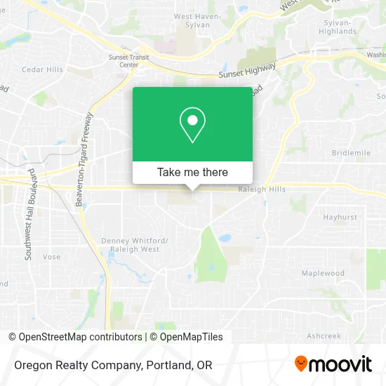Oregon Realty Company map