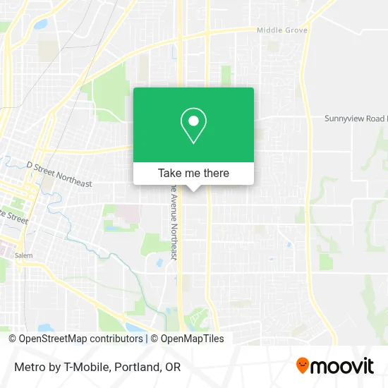 Metro by T-Mobile map
