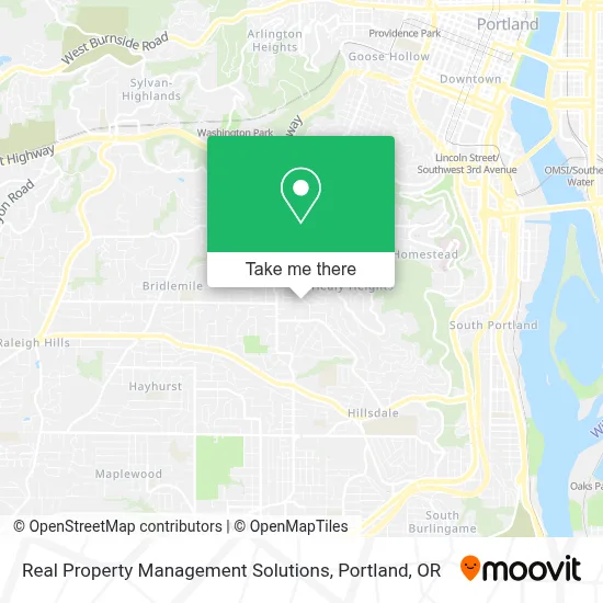 Real Property Management Solutions map