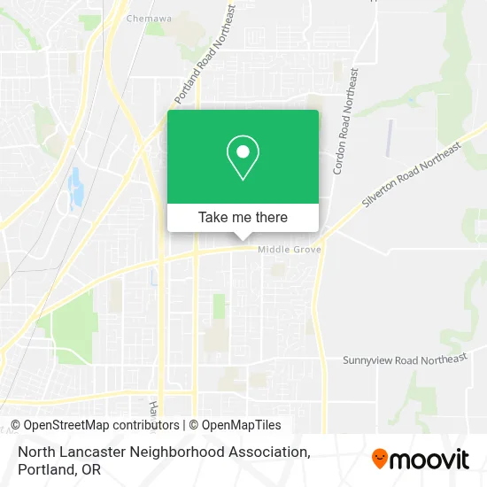 North Lancaster Neighborhood Association map