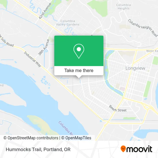 Hummocks Trail map