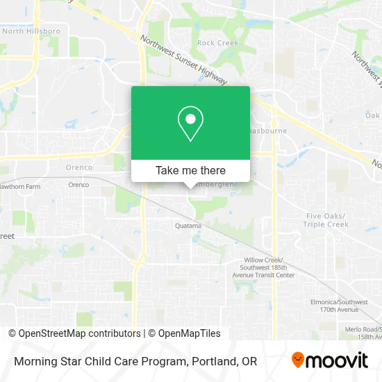 Morning Star Child Care Program map