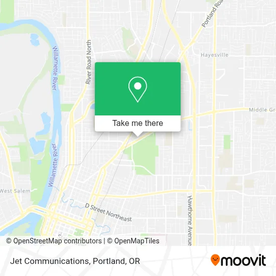 Jet Communications map