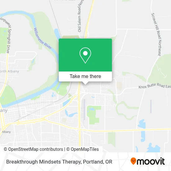 Breakthrough Mindsets Therapy map