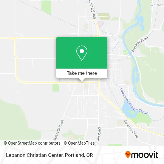 Lebanon Christian Center map
