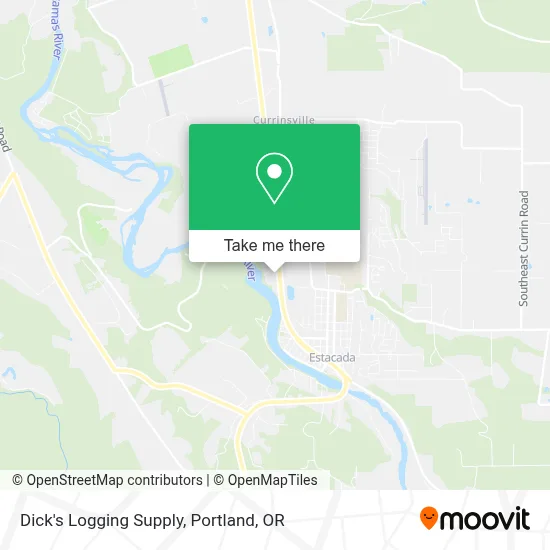 Dick's Logging Supply map