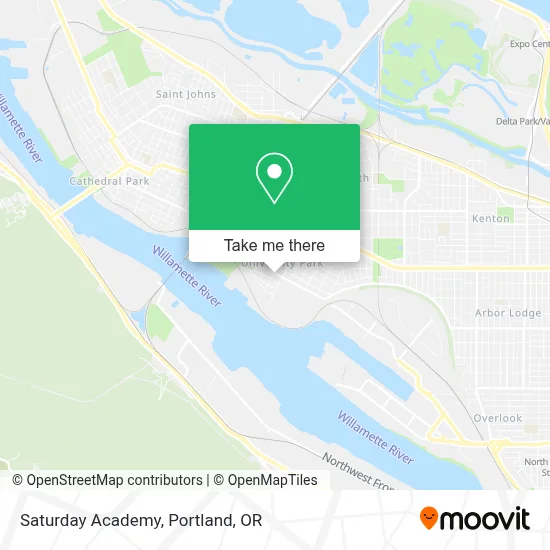 Saturday Academy map