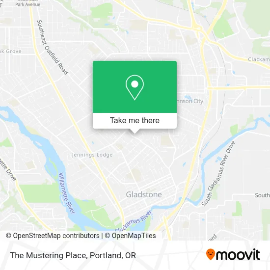 The Mustering Place map