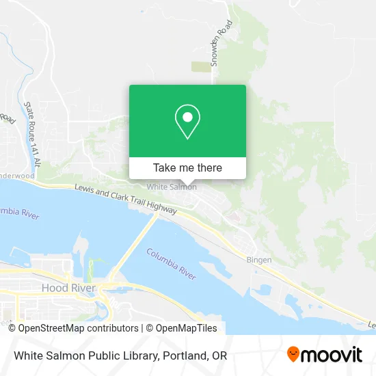 White Salmon Public Library map
