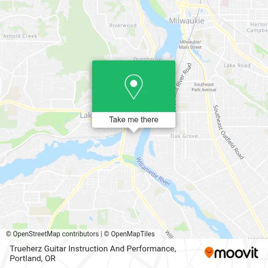 Trueherz Guitar Instruction And Performance map