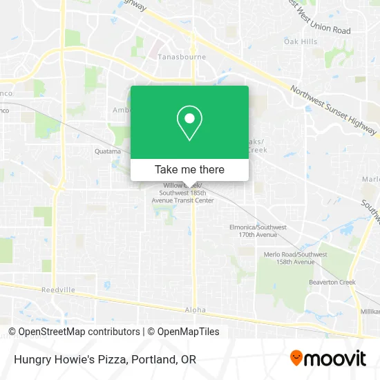 Hungry Howie's Pizza map