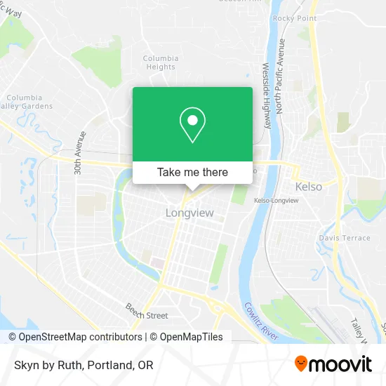Skyn by Ruth map