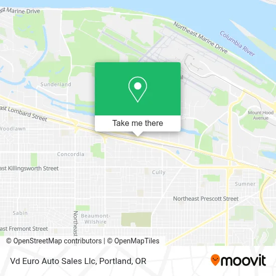 Vd Euro Auto Sales Llc map