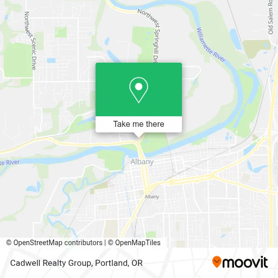 Cadwell Realty Group map