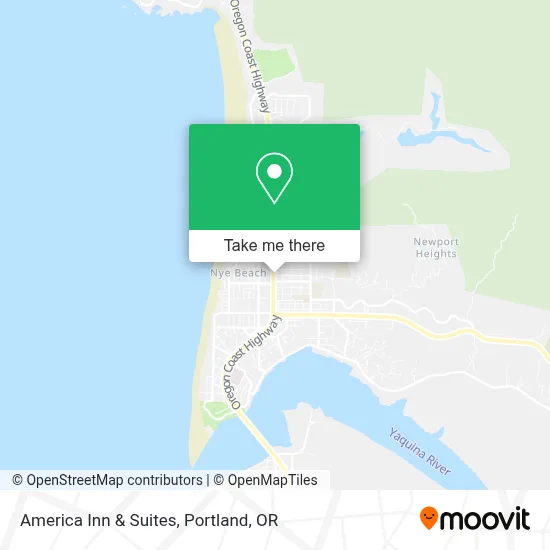 America Inn & Suites map