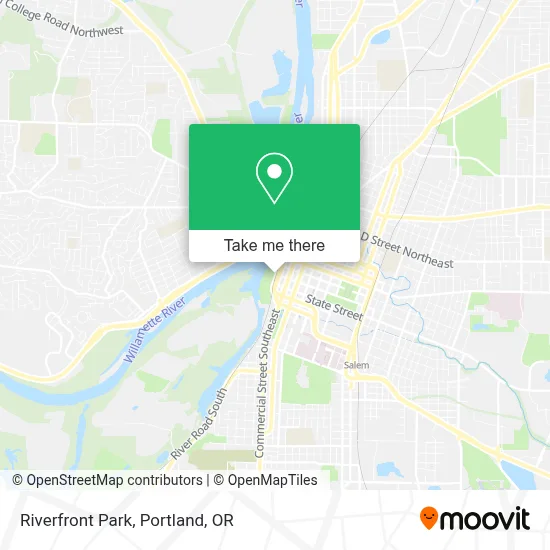 Riverfront Park map