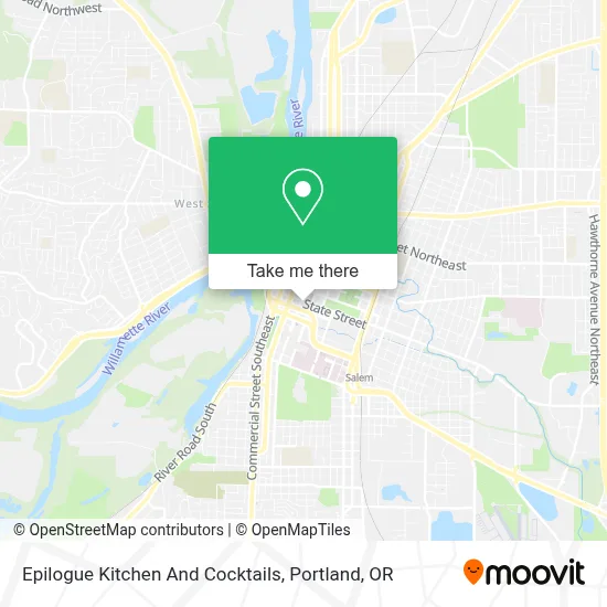 Epilogue Kitchen And Cocktails map