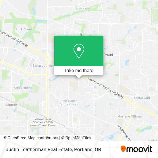 Justin Leatherman Real Estate map